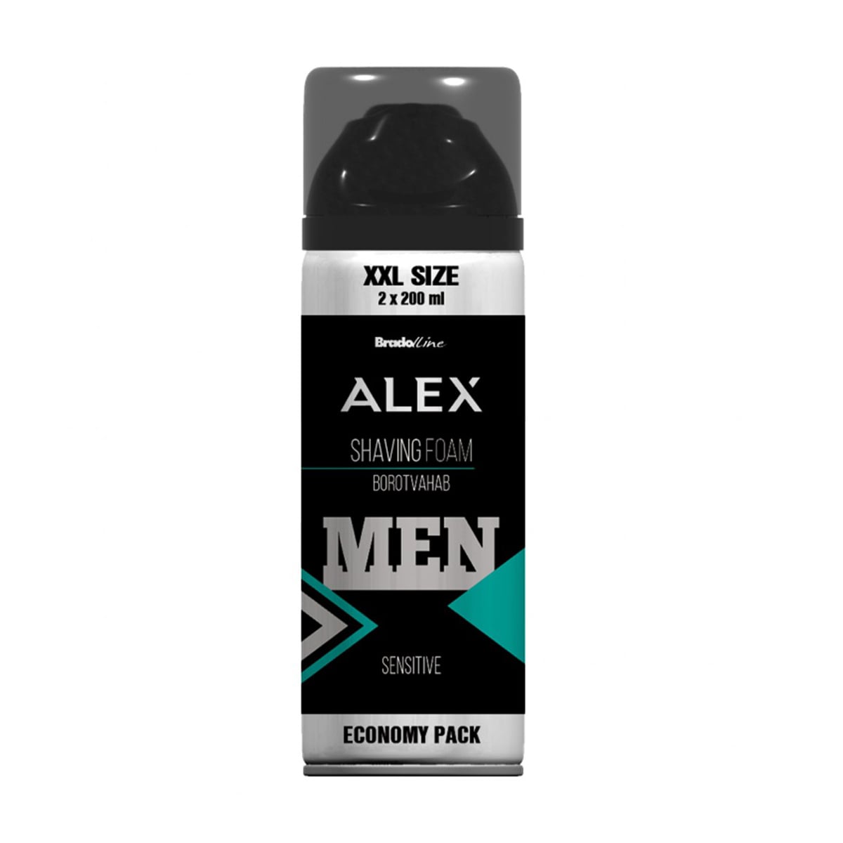 Чоловіча піна для гоління Bradoline Alex Men Sensitive Shaving Foam, 400 мл